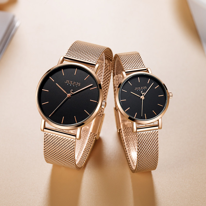 聚利时ins风情侣学生简约dw对表 julius聚利时盈硕日韩腕表