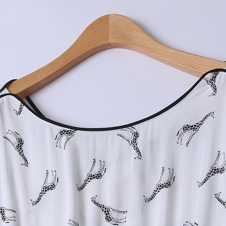 人棉印花裙夏季新款外贸女时尚百搭高腰显瘦隐形拉链无袖裙11445,淘宝优惠券,粉丝福利购,淘宝优惠卷