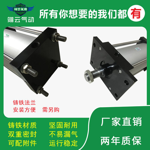 适配SMC型拉杆式气缸CS1FN125/CS1BN125-125 150 175 200 225 250 - 图1