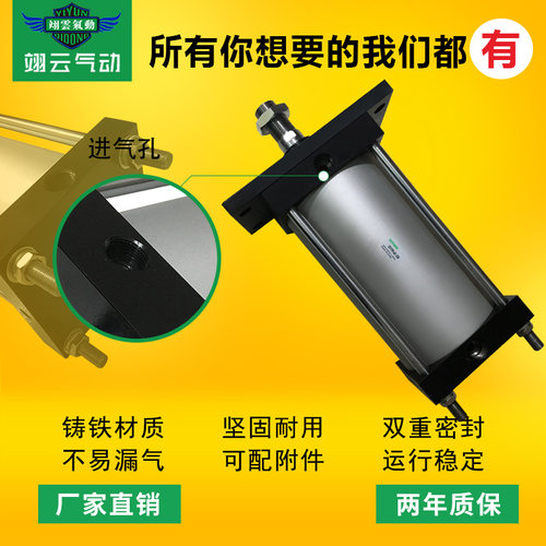 适配SMC型拉杆式气缸CS1FN125/CS1BN125-125 150 175 200 225 250 - 图0