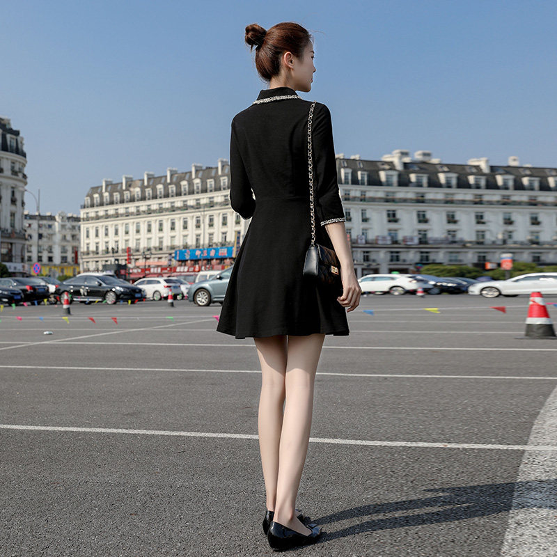 春秋装2020新款夏季小香风连衣裙 笛溢茗服饰连衣裙