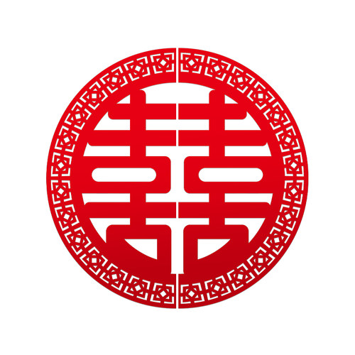 DUOBAO结婚电梯门喜字专用电梯告示贴喜糖婚礼布置囍字贴纸婚庆用 - 图3