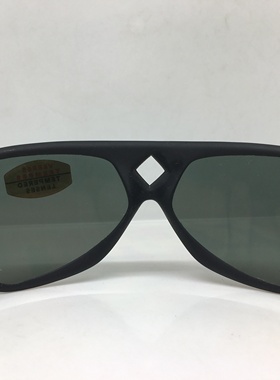 vintage 60年代末 厚实板材 磨砂黑框太阳镜 墨镜玻璃镜片 法国