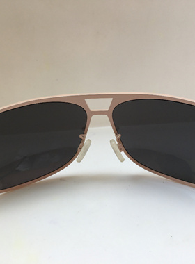 Davidaff  Mod 97313粉白色合金太阳镜包裹形墨镜