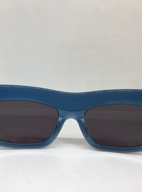 中古手工透明蓝色板材框太阳镜墨镜个性