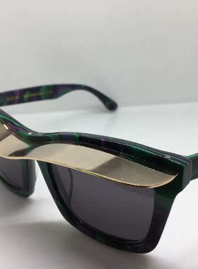 E8468S EJE Optico Sistema 手工彩色板材框绿色挡板太阳镜墨镜