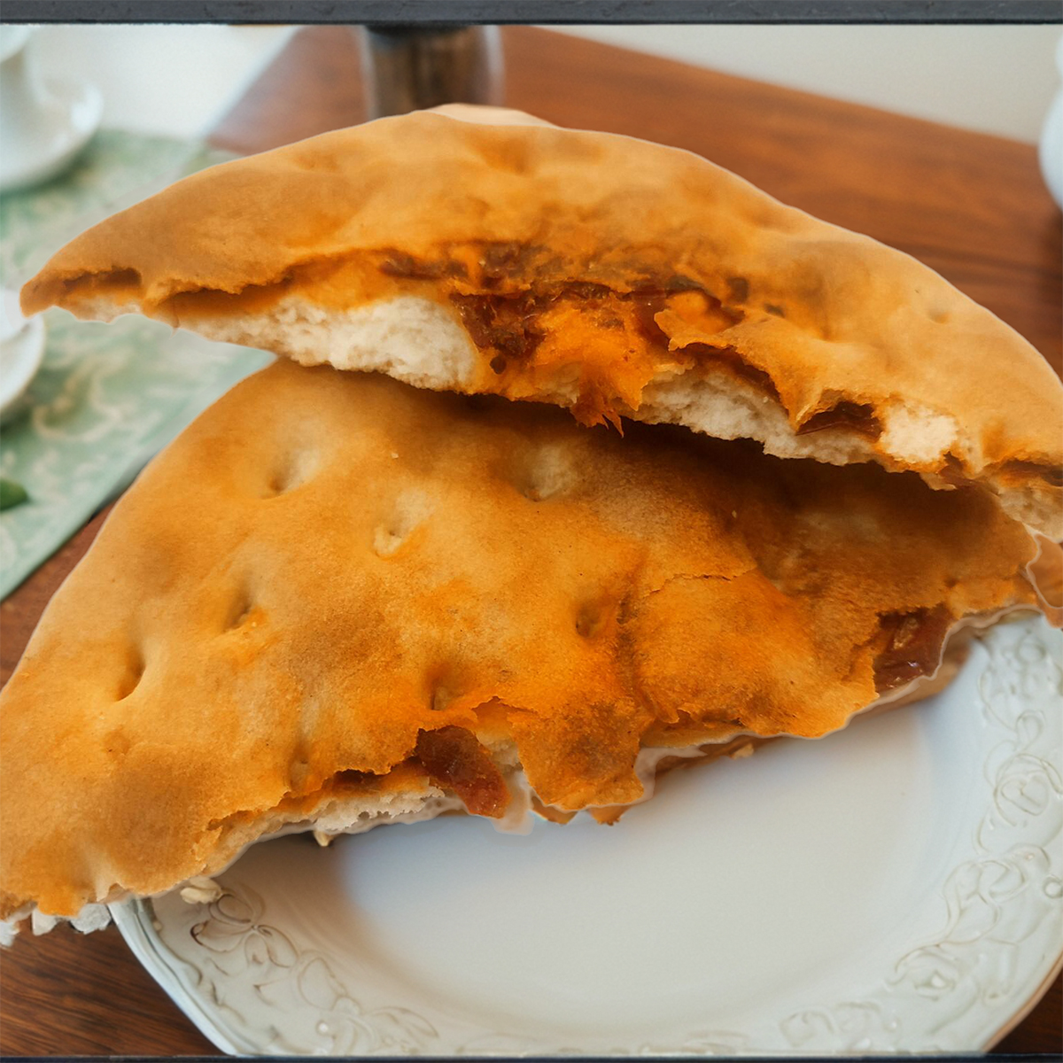 新疆正宗特产美食辣皮子夹心烤馕手工烧饼零食小吃传统糕点心包邮 - 图0