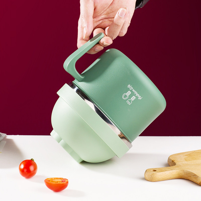 304不锈钢泡面碗学生宿舍带盖个人专用上班族饭盒大容量方便面碗