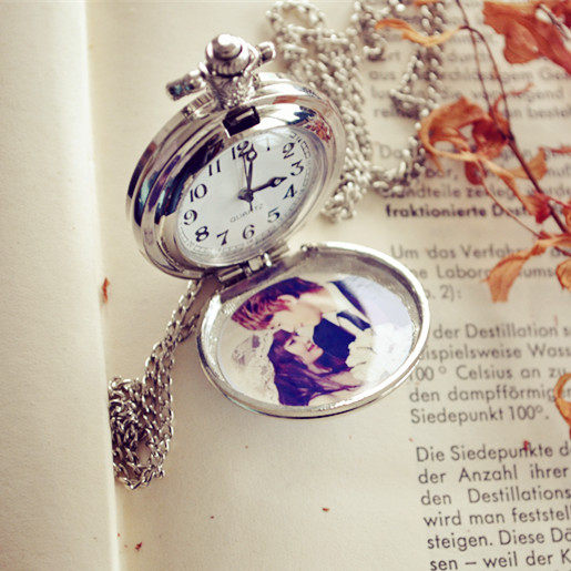 古缇kt女生礼物怀表闺蜜定制长项链 古缇饰品项链