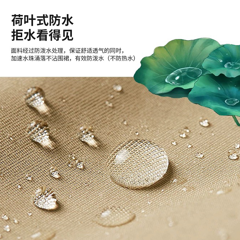 帆布围裙定制印字logo餐饮专用火锅店奶茶店服务员防油防水工作服