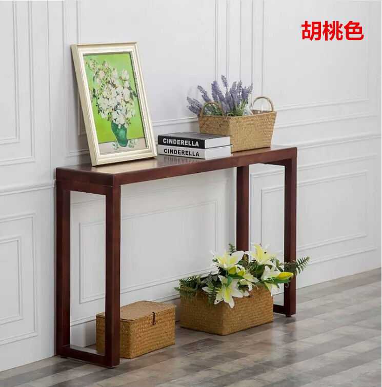 簡約實木隔斷吧檯香案條案沙發背幾門廳玄關臺裝飾供桌電視櫃包郵
