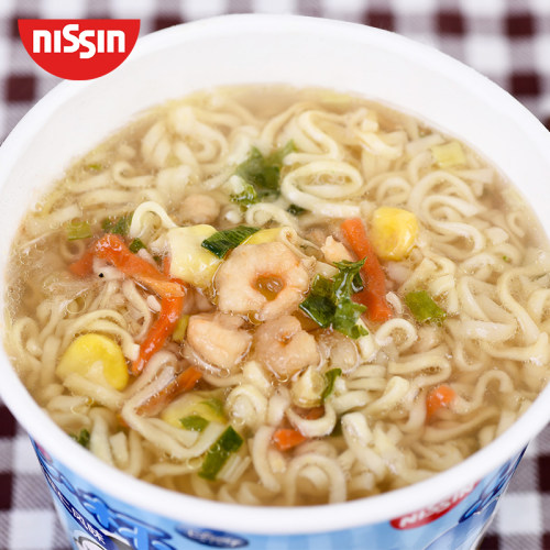 日清儿童面条宝宝点心面小马宝莉点心杯泡面公仔迷你小杯面方便面 - 图1