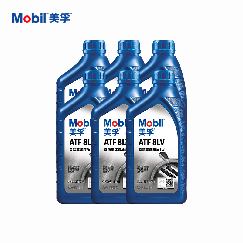 官方正品Mobil美孚自动变速箱油波箱油 ATF 8LV 1L*6   6-8速 - 图0