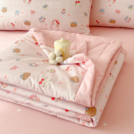 Class A cotton Xinjiang cotton summer quilt four-piece set