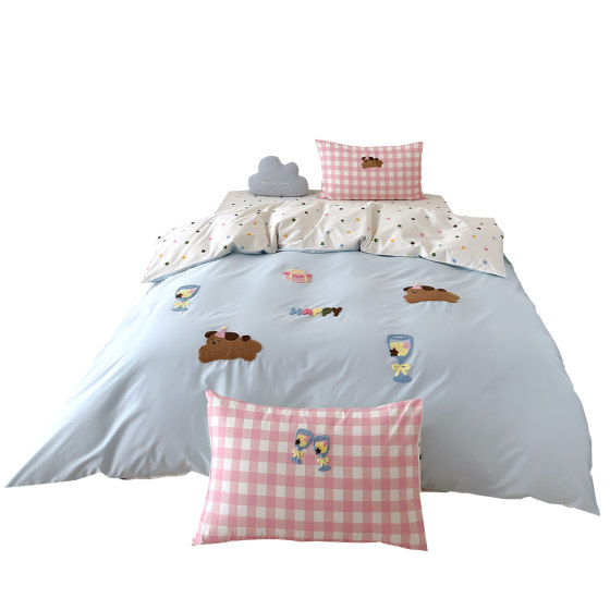 100S pure cotton towel embroidery four-piece set