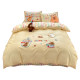 Cotton skin-friendly cartoon towel embroidery three/four piece set
