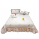 Summer cool bed skirt mat set of 2 or 3 pieces