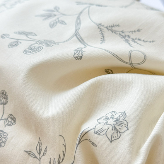 All-cotton skin-friendly four-piece set with cute cartoons and no pilling