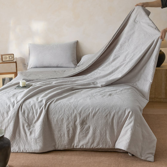 Class A cotton jacquard soybean summer cool quilt four-piece set