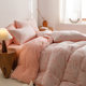 Cotton double-layer yarn four-piece bedding set