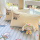 Ins style cotton brushed skin-friendly three or four-piece set