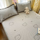 Three-piece summer cool bean fitted sheet set