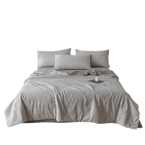 Class A cotton jacquard soybean summer cool quilt four-piece set