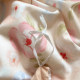 Thickened cotton brushed four-piece set pure cotton quilt cover sheet ins style floral bedding bed sheet dormitory three-piece set