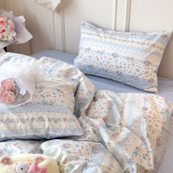 Ins style pure cotton skin-friendly four-piece set