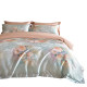 Brocade satin jacquard four-piece quilt cover, quilt cover, high-end bedding, single and double cotton sheets for all seasons