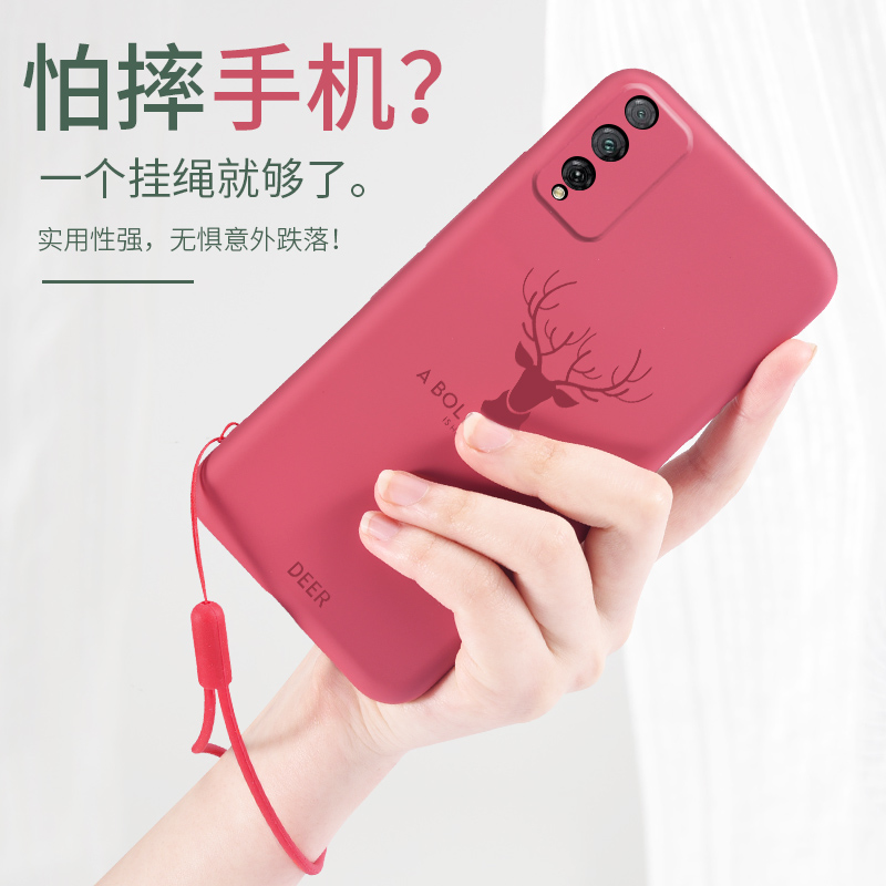 索风旗舰店华为荣耀play4tpro手机壳4Tpro液态硅胶套荣耀play4T保护镜头全包防摔paly4t软壳4tpor磨砂piay4潮男女款网红2