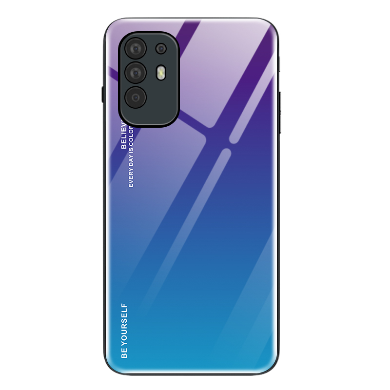 适用opporeno5z手机壳玻璃opporeno5k硅胶oppo reno5k保护套全包ren05k防摔青紫色ins风软壳男oopp女个性创意 - 图3