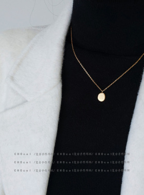 女简约百搭时髦复古毛衣链