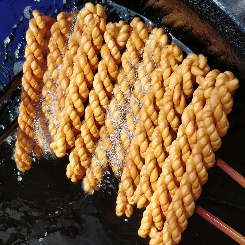 陕西特产小吃香脆麻花非稷山香脆咸味手工传统面零食10根1斤包邮 - 图1