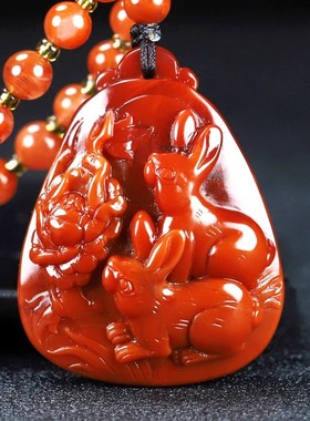 天然生肖属相儿童款凉山南红玛瑙