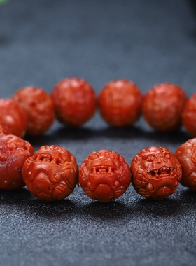 蝶逸男女南红玛瑙原石雕刻