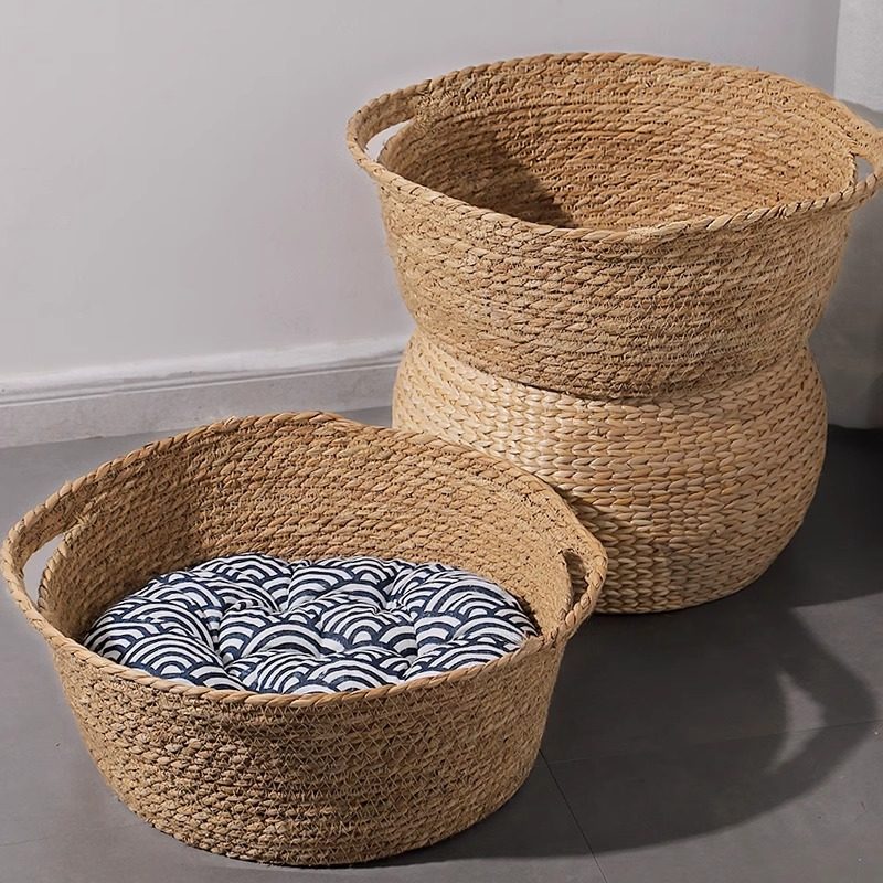 猫窝藤编四季通用冬季保暖蒲草抓板窝小猫睡觉床宠物沙发猫咪用品,淘宝优惠券,粉丝福利购,淘宝优惠卷