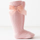 Baby Red Festive Mesh Stockings Bow