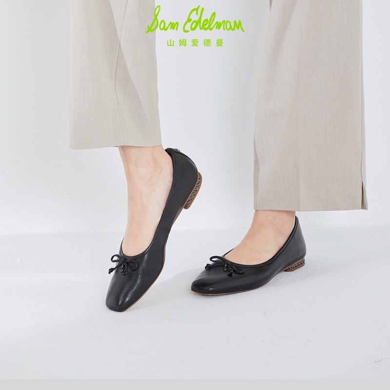 SAM EDELMAN山姆爱德曼春温柔方头奶奶鞋浅口芭蕾单鞋女MARISOL,淘宝优惠券,粉丝福利购,淘宝优惠卷
