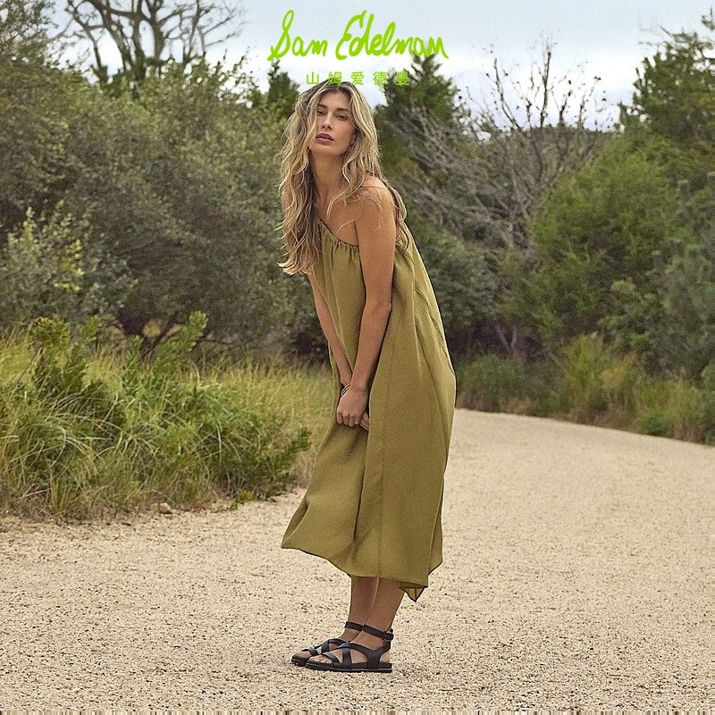 SAM EDELMAN山姆爱德曼夏平底交叉一字带镂空罗马凉鞋DELIA,淘宝优惠券,粉丝福利购,淘宝优惠卷