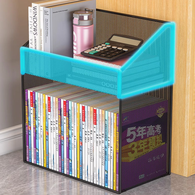 Mobile bookshelf shelf floor-standing book storage desk