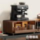 Solid wood coffee machine storage rack tabletop