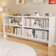 Radiator storage rack solid wood bedside