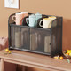 Sliding cabinet door water cup storage rack