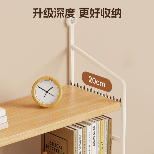 墙上置物架客厅墙壁挂墙书架多层悬空层板免打孔壁挂式墙面收纳架 - 图1