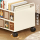 Large capacity removable under desk book storage box