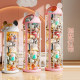 Doll storage bucket large capacity transparent storage artifact