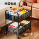 Floor-standing multi-layer snack rack, multi-functional and removable