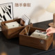 Solid wood key storage box entry door high-end light luxury