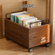 Solid wood book storage box classroom removable